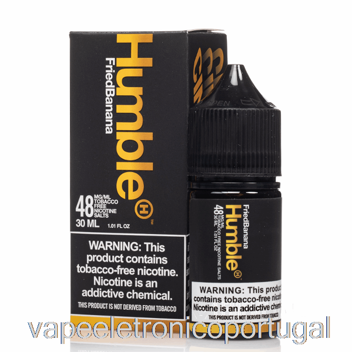 Vape Eletronico Banana Frita - Sais Humildes - 30ml 48mg